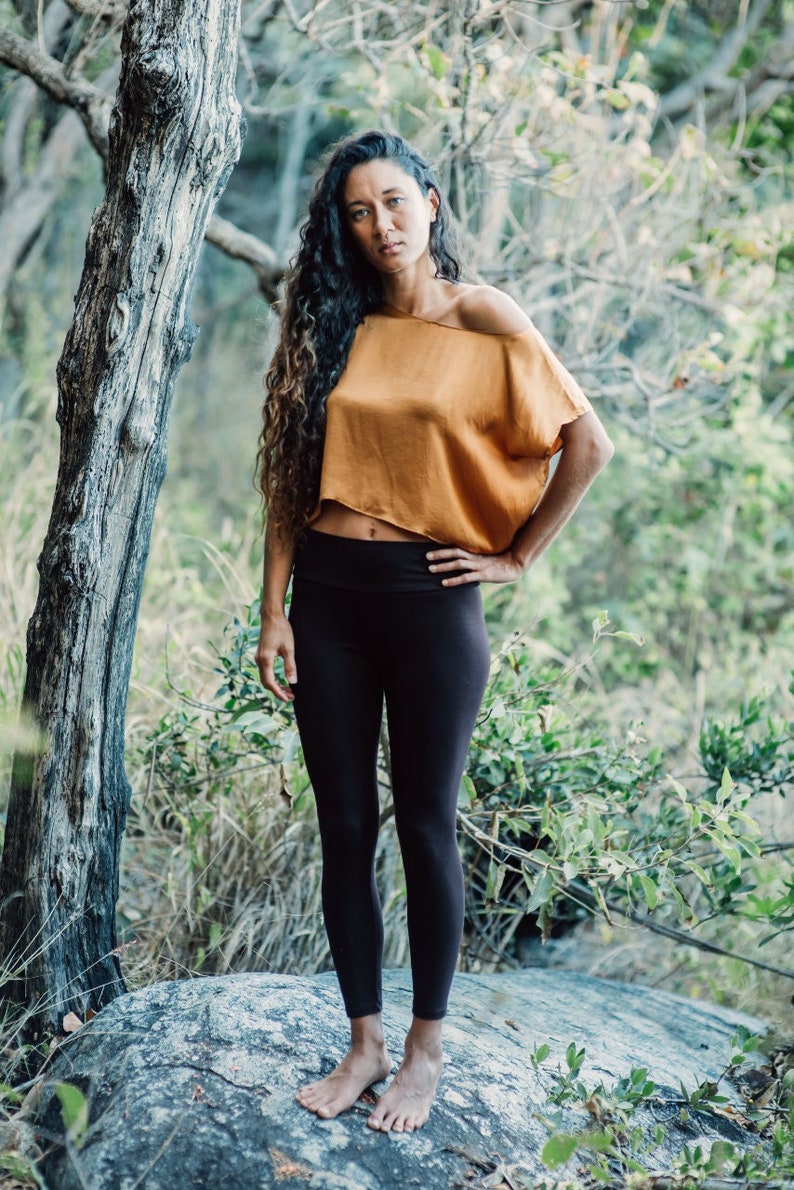 Organic Bamboo Yoga Leggings Etsy Australia