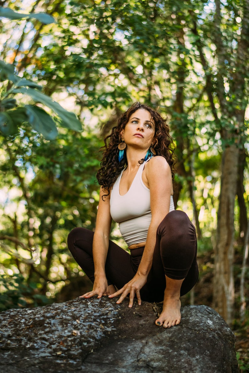 Organic Bamboo Yoga Leggings Etsy Australia