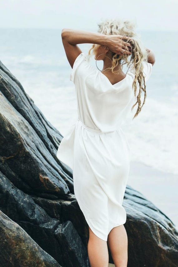 white christmas dresses Boho Cotton Slit Summer Maxi Dress – Organic Cotton Godde