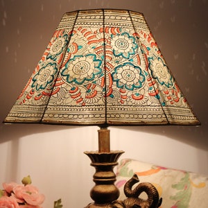 Floral lampshade / Table lampshade / Bedside Lampshade image 1