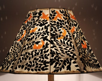 Tree of Life Lamp shade| Black Forest Lampshade | Lamp shade| Table Lampshade | Lampshade H-10, W-16 inches