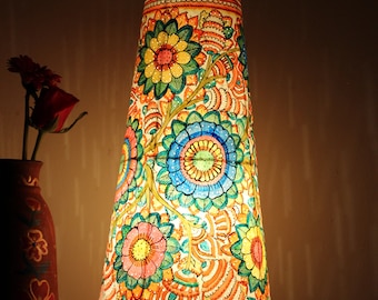 Multi color Floral Table Lampshade