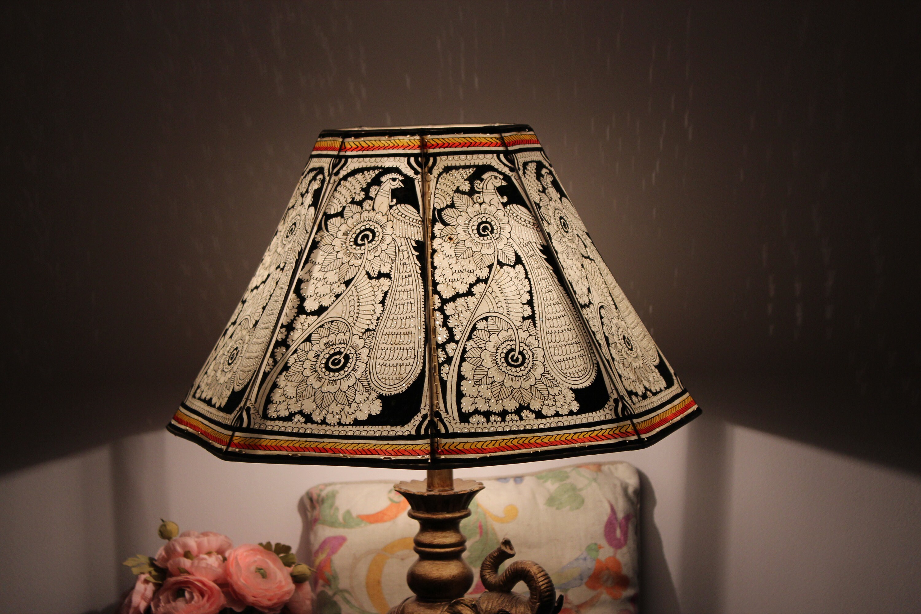 18breiter Vintage Inspirierter Stehlampenschirm 46CM W / | Etsy