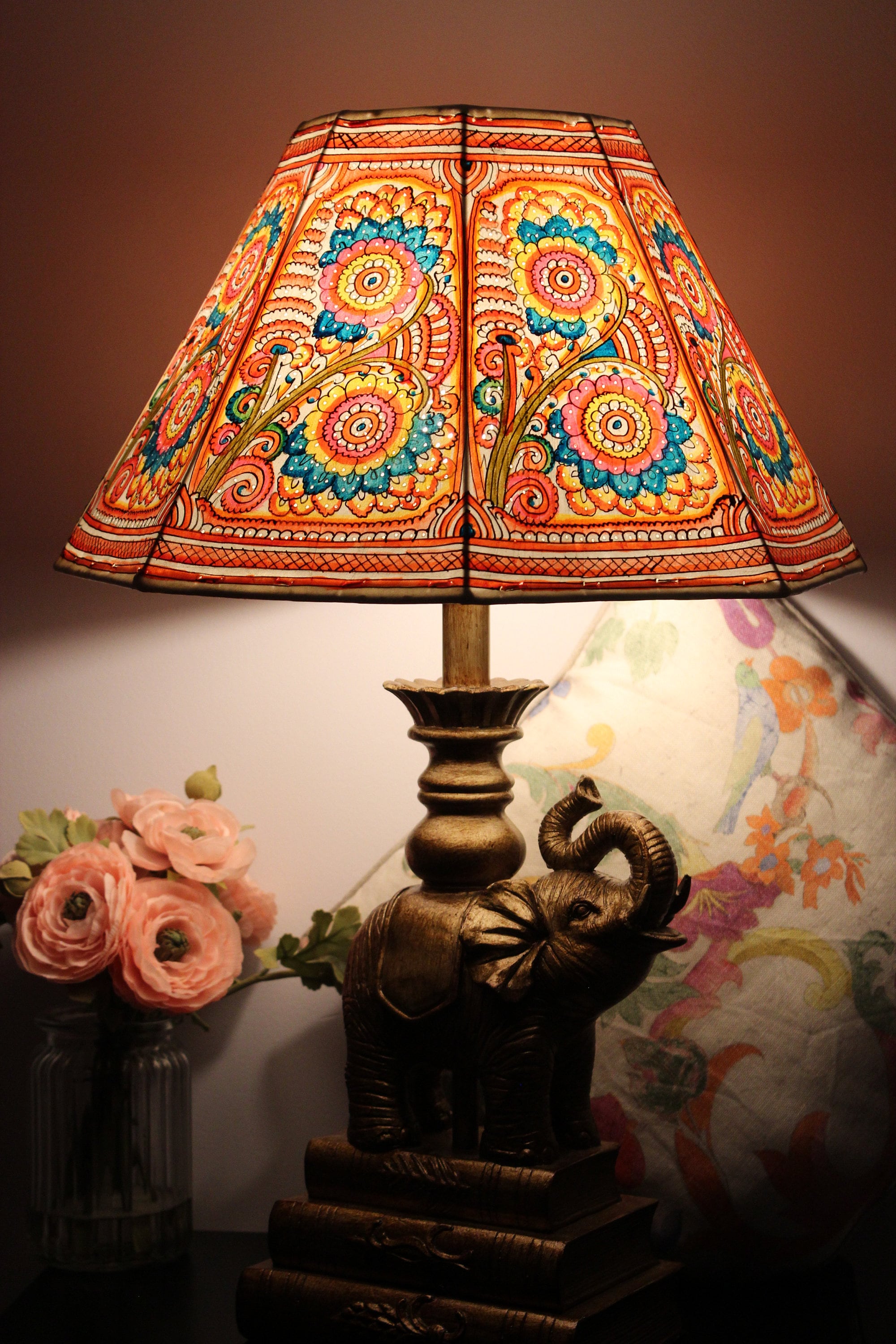 Large Floor Lamp Shade in Multi Colour Floral Pattern Etsy Australia Large Floor Lamp Shade in Multi Colour Floral Pattern Etsy Australia