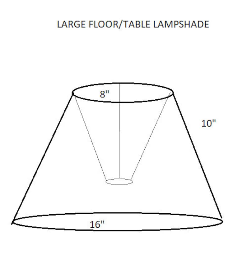 Floral lampshade / Table lampshade / Bedside Lampshade image 3