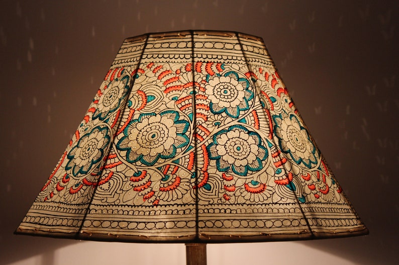 Floral lampshade / Table lampshade / Bedside Lampshade image 2