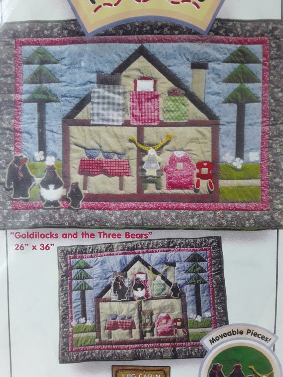 Goldilocks and the Three Bears Quilt Pattern Kiddie Kwilts Etsy