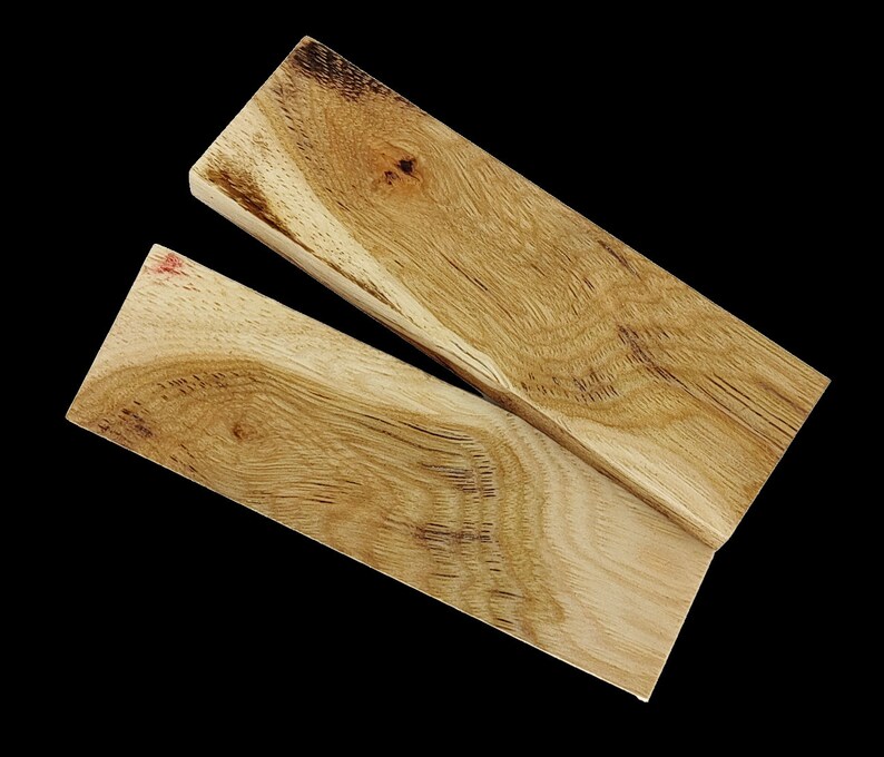 Impressively Figured Hickory Knife Scales bookmatched Handle Etsy