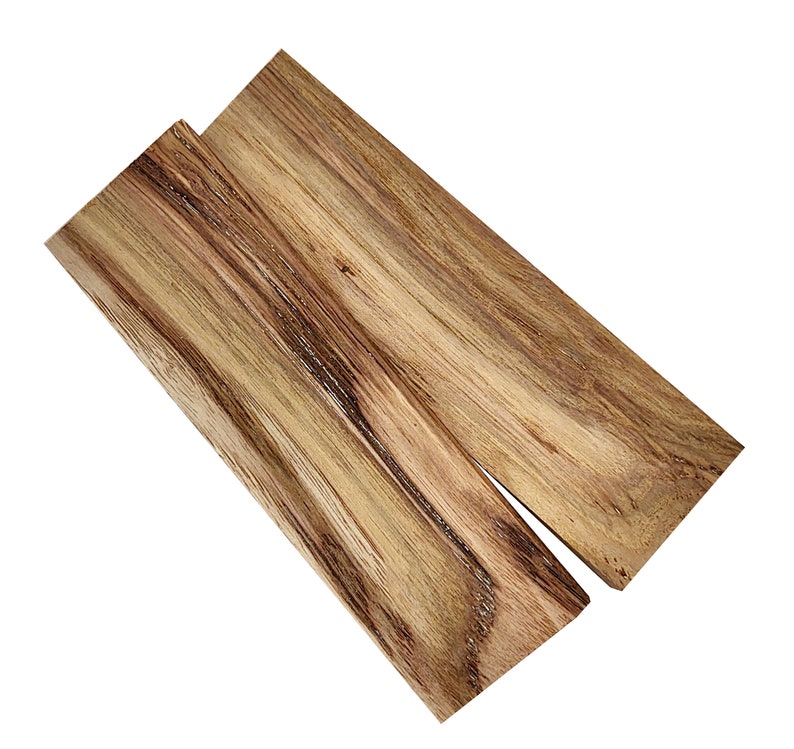 Highly Figured Hickory Knife Scales bookmatched Handle Etsy