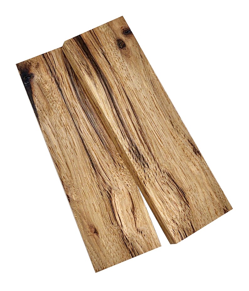 Highly Figured Hickory Knife Scales bookmatched Handle Etsy