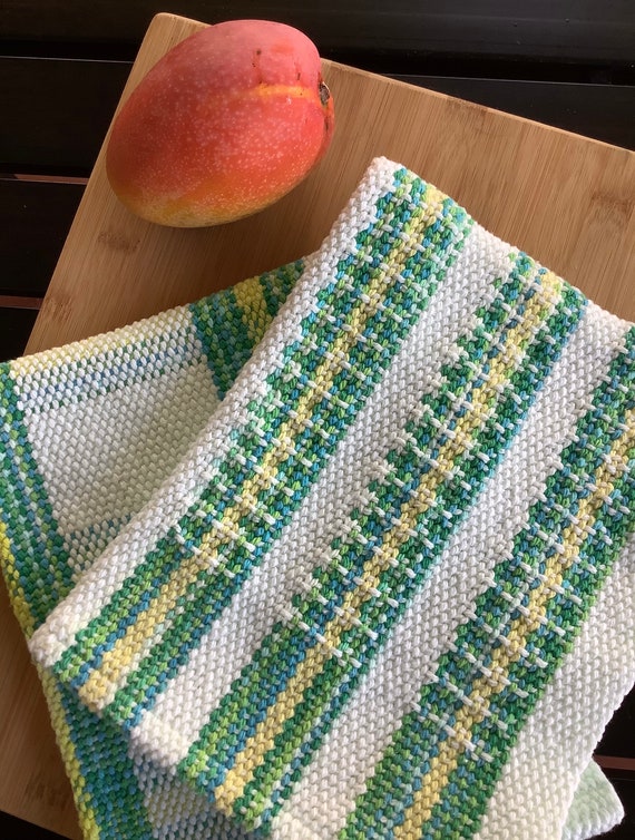 Handwoven Kitchen Towels Dish Towels Set of Two Etsy