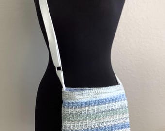 Handwoven Crossbody Bag with Adjustable Strap – Stylish Handmade Shoulder Bag