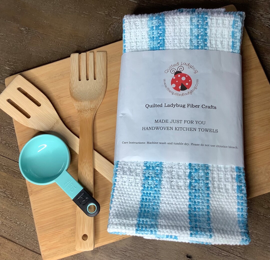 Handwoven Kitchen Towels, Dish Towels, Set of Two Etsy