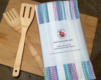 Handwoven Kitchen Towels, Handwoven Dish Towels, Set of Two, Housewarming Gift
