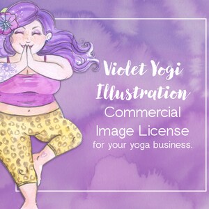Yoga clipart for business card, website, yoga teacher, business use. Digital Download PNG - Commercial License - body positive illustration