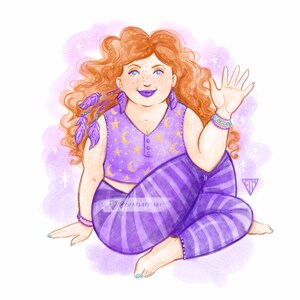 Custom Yoga Illustration commission for yoga teachers, bespoke art for yoga business, commercial license digital artwork.