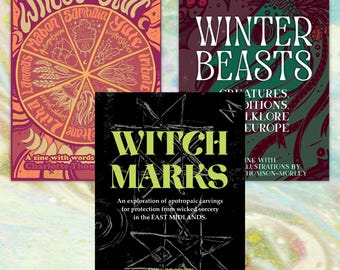 Zines - Winter Beasts, Witch Marks and Wheel of the Year Zines