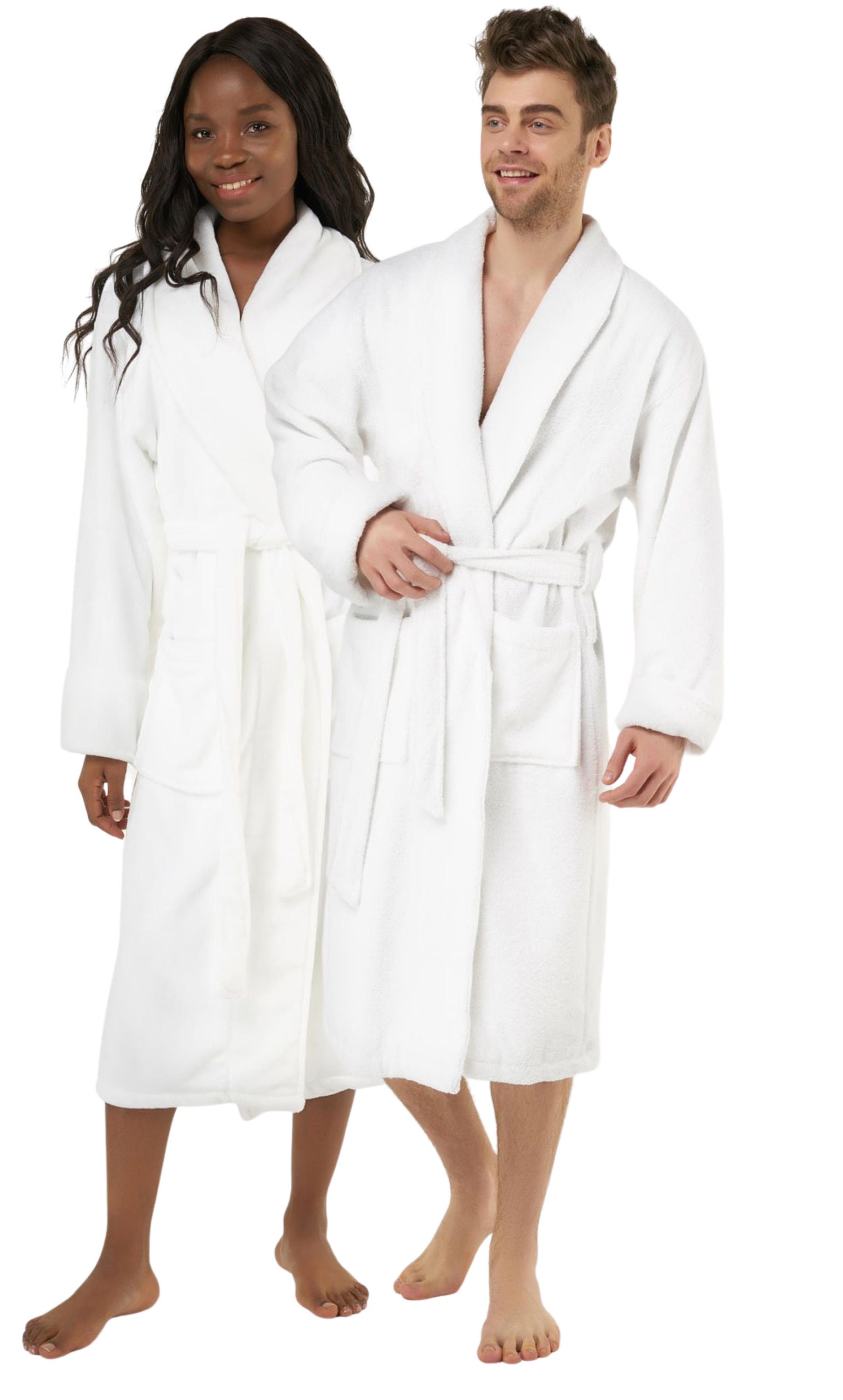 His and Hers Bath Robes Set for Couples Mr and Mrs Robes Etsy