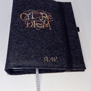 A5 Ring Binder + Collage Block folder, felt