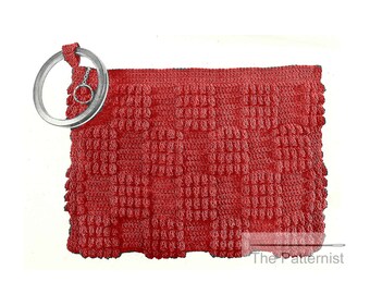 30s vintage Clutch Purse Crochet Pattern Reproduction Sac à main Sac PDF Téléchargement instantané SKU 5-16