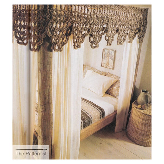 Vintage 2024 bed canopy