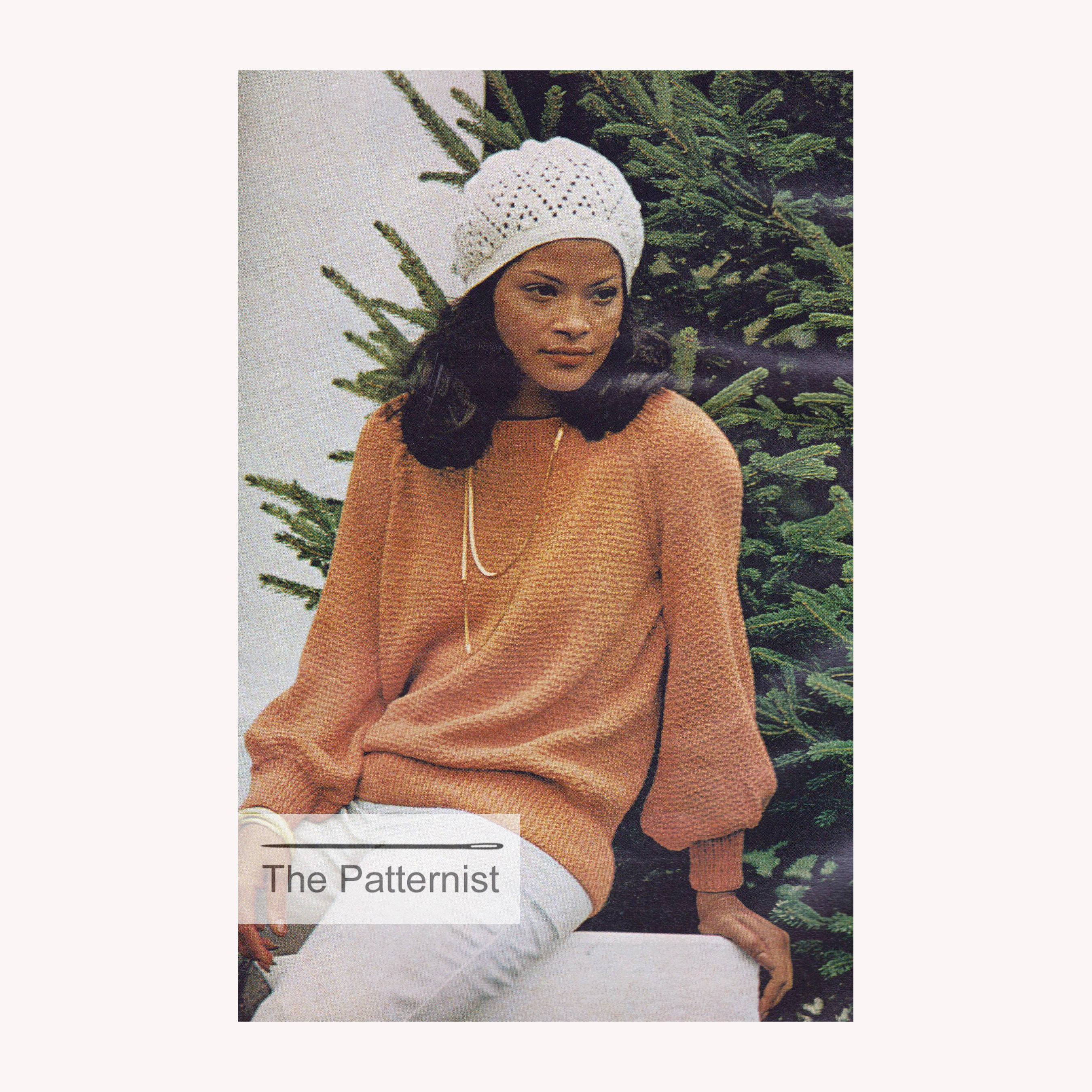 sloppy joe sweater knitting pattern