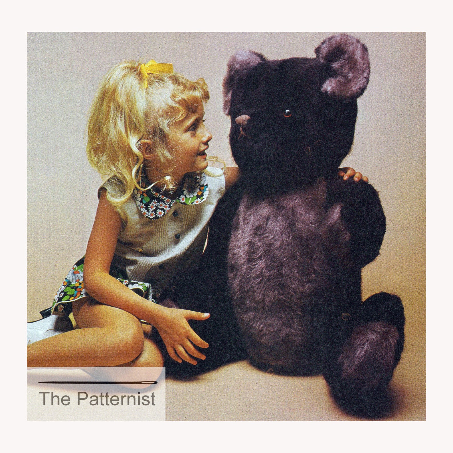 Sewing Pattern PDF for Jointed Teddy Bear Vintage Toy Bear - Etsy