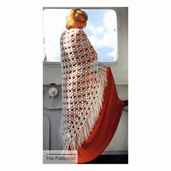 hairpin lace shawl