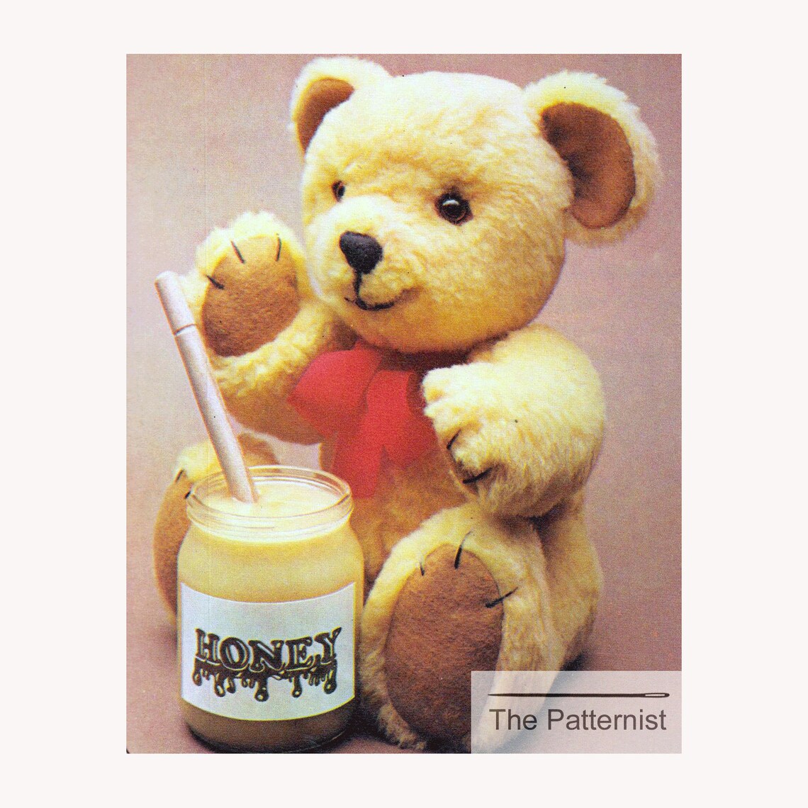 PDF Sewing Pattern for Teddy Bear Vintage Stuffed Animal Toy - Etsy UK
