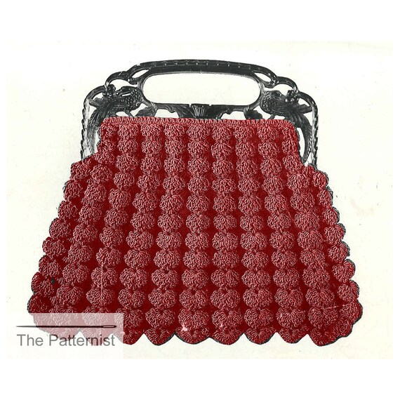 crochet shell stitch bag