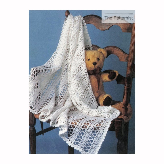 hairpin lace baby blanket