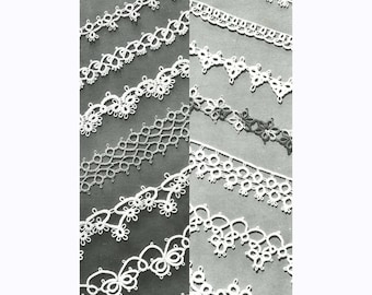 Vintage Tatting Pattern PDF Download SKU 129-4