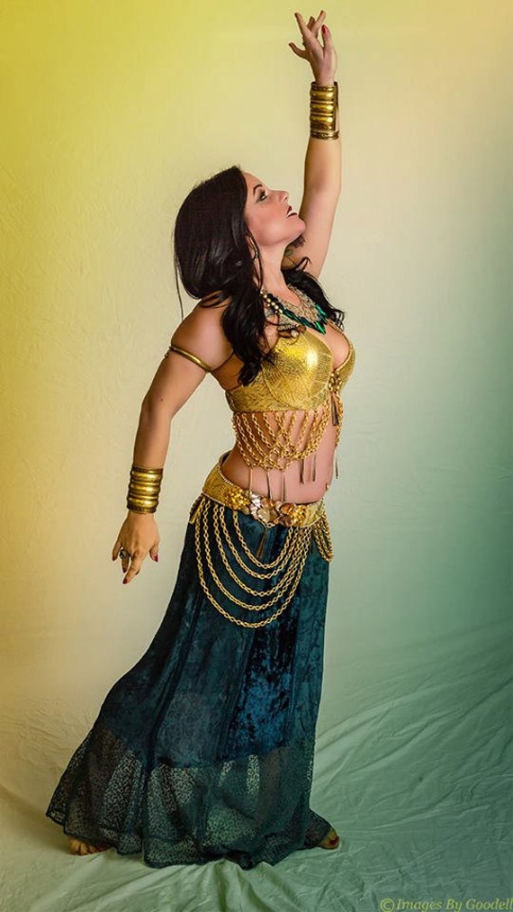 For CUSTOM ORDER, Assiut, Belly Dance Bra, Belt, Tribal Fusion, La Veta  Madrethe Mother Lode 