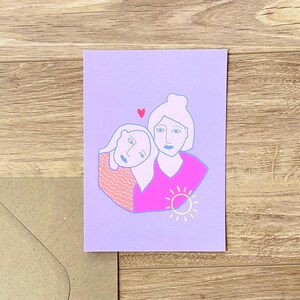 Carte postale + enveloppe - « Sister »