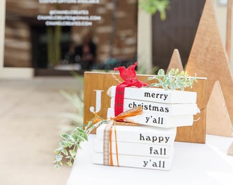 Wood Stacking Holiday Block Books