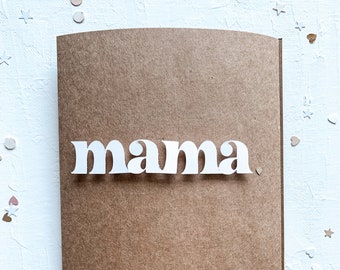 Mama 3D Mother's Day Card