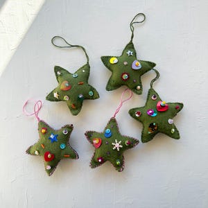 Star Felt Ornaments
