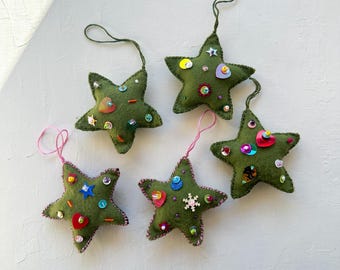 Star Felt Ornaments