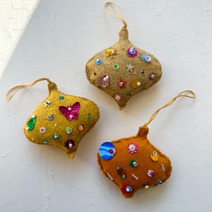 Bauble Felt Ornaments