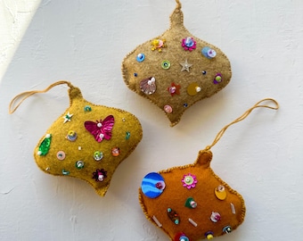Bauble Felt Ornaments
