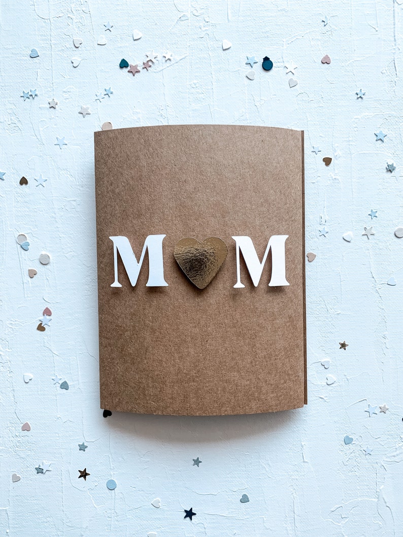Mom Heart 3D Mother's Day Card image 1