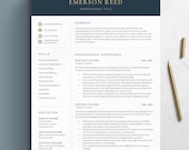 Executive Resume Template | Professional CV Template | Google Docs, Word & Pages | ATS Friendly, Editable, Cover Letter Included