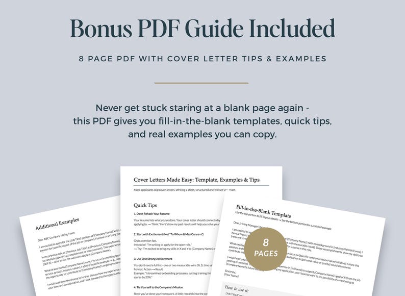 cover letter examples samples