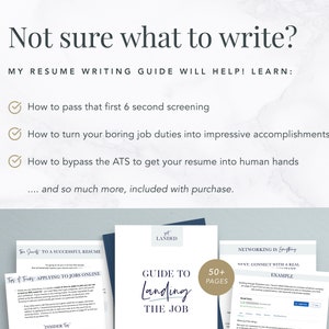 May include: A guide to landing a job with over 50 pages of tips and advice. The guide includes information on how to write a successful resume, how to apply to jobs online, and how to network effectively. The guide is designed to help job seekers land their dream job.