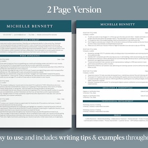 Google Docs Resume Template, professional resume for google docs, word and mac pages