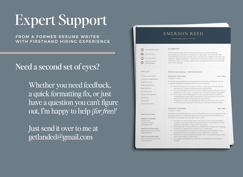 resume writing help, best resume format get landed
