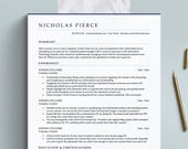 Professional Resume and Cover Letter Template for Google Docs & Word | ATS Resume Format, Manager Resume, Executive CV Template UK