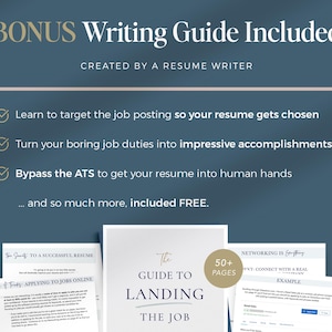 resume writing help guide pdf