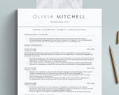 ATS Friendly Resume Template for Word, Pages, Google Docs Resume Template, ATS Compatible Resume Instant Download, Simple Resume CV Format