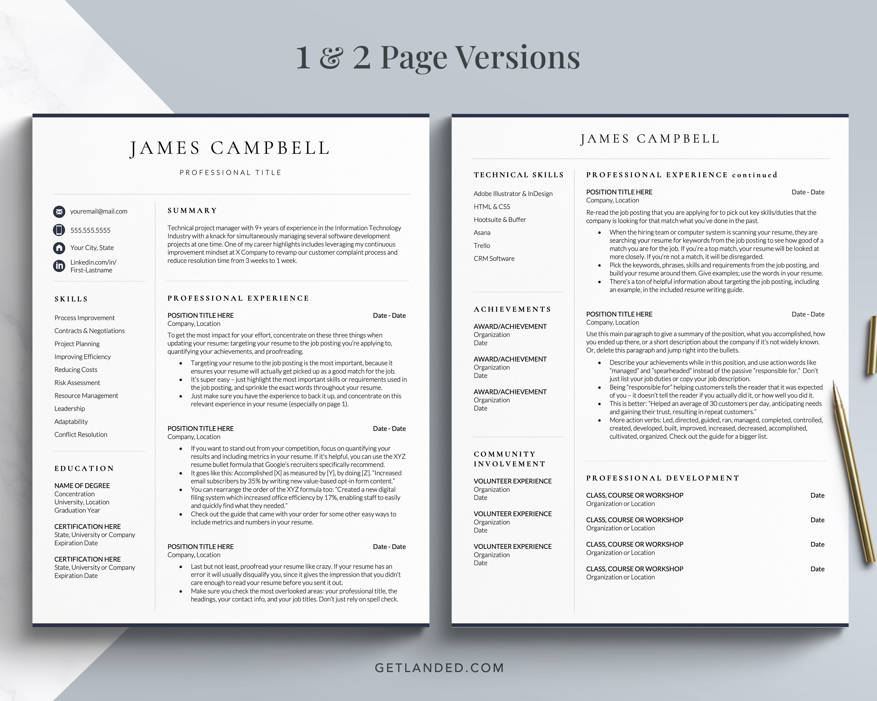 FBI Resume Template, Department of Homeland Security Resume for Google ...